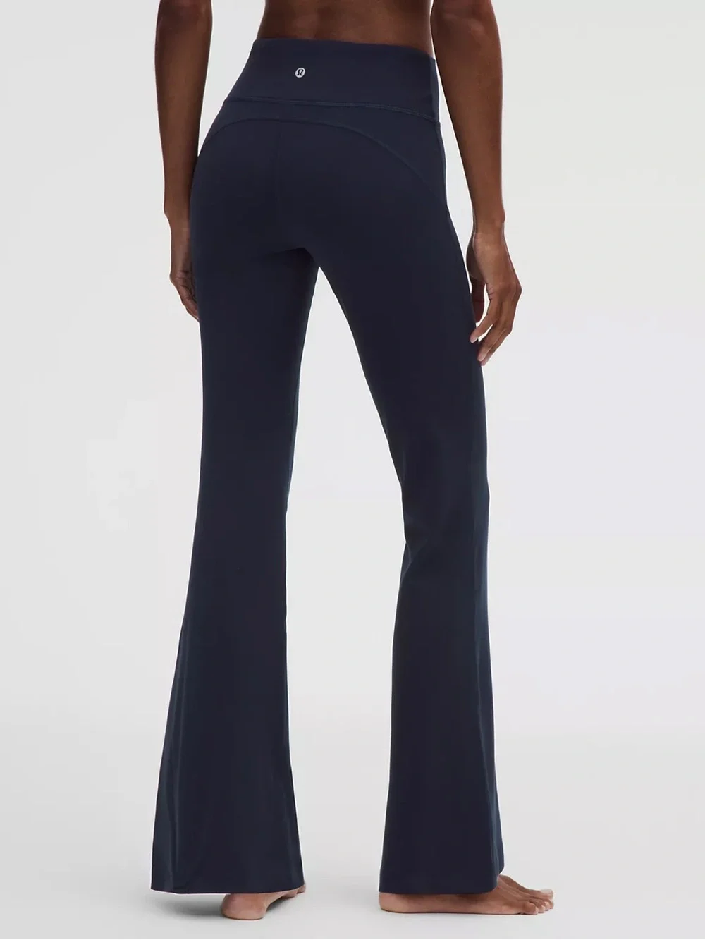lululemon athletica Groove Nulu Super High Rise Flared Pants in Navy Blue